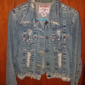 Tru religion womens Jean jacket. Size M